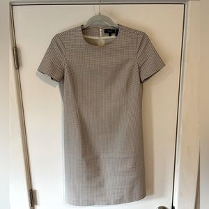 Theory Sheath Dress in Viscose Plaid